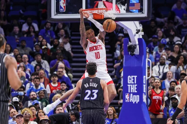 The Rockets' Jabari Smith Jr. was injured versus Orlando