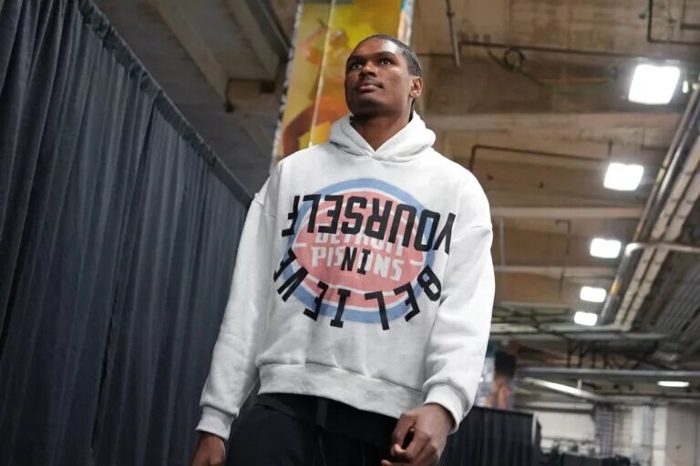 Ausar Thompson’s impact on defense and energy could become crucial for Detroit Pistons as postseason basketball approaches.