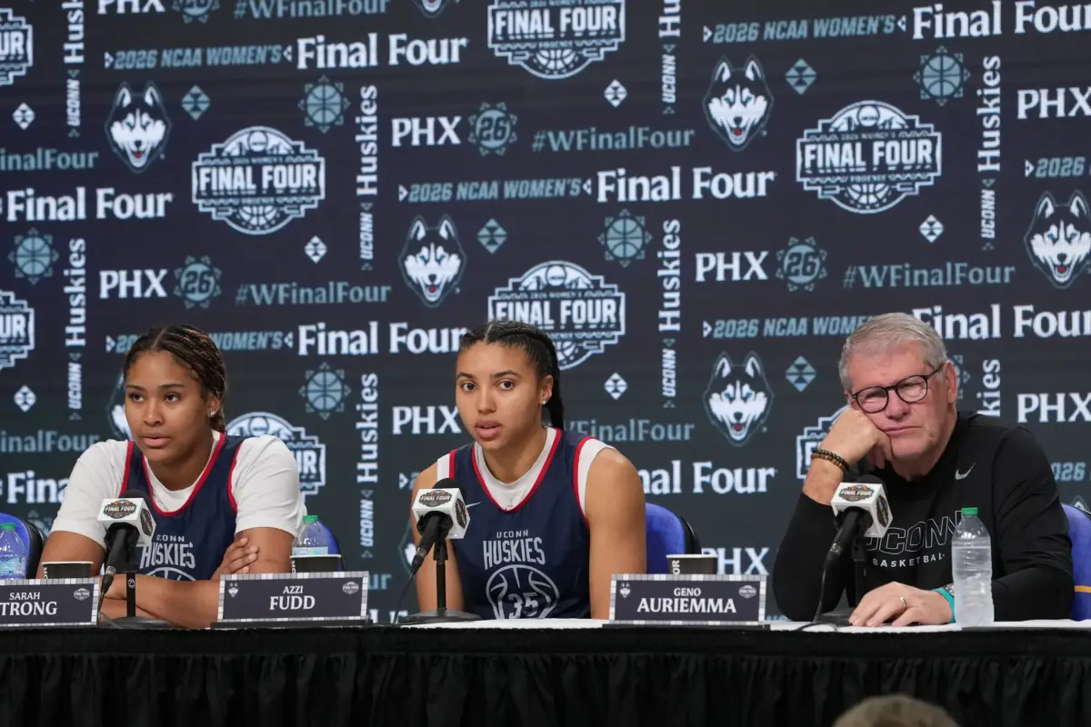 The UConn Huskies and South Carolina Gamecocks are meeting for the second consecutive season in the Final Four.