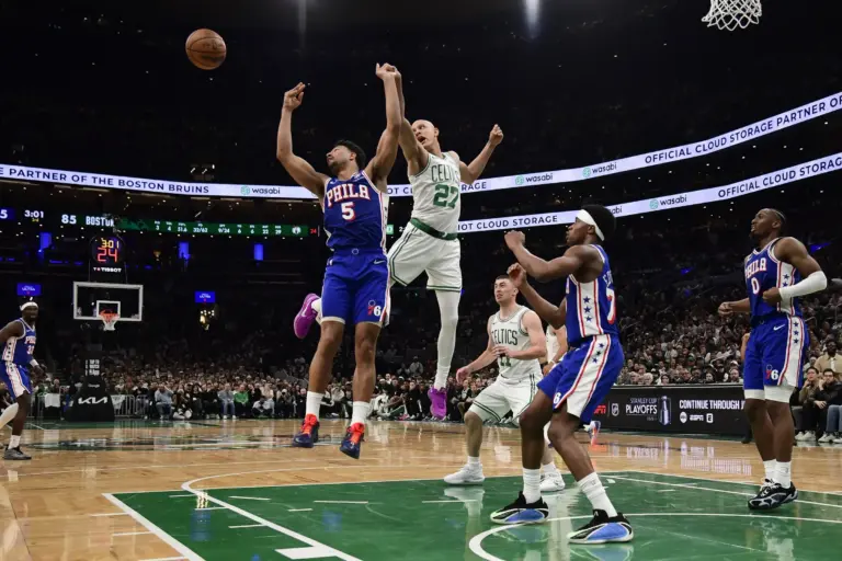 The Celtics chose to continue starting Sam Hauser over Payton Pritchard in their playoff rotation