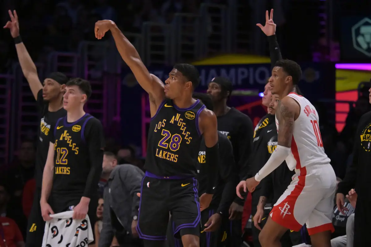The Lakers shot well versus the Rockets at home.