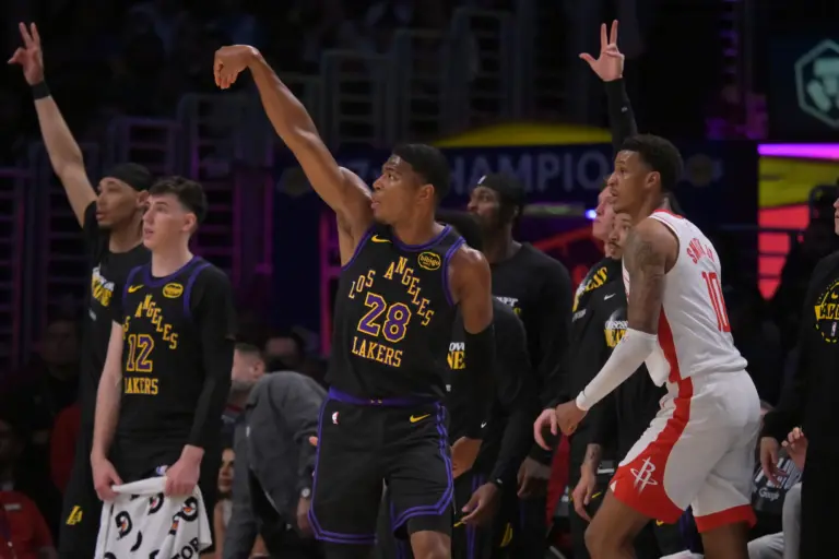 The Lakers shot well versus the Rockets at home.