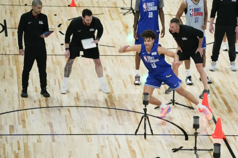 Kentucky freshmen Malachi Moreno is among 7 NBA Prospects Stock Rising as the Draft Combine is underway.