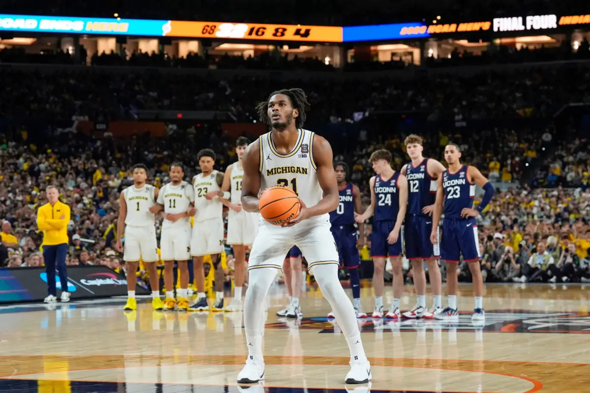 Michigan forward Morez Johnson Jr. is rising up draft boards. Here is why he could be the perfect pick for the Charlotte Hornets at 14.