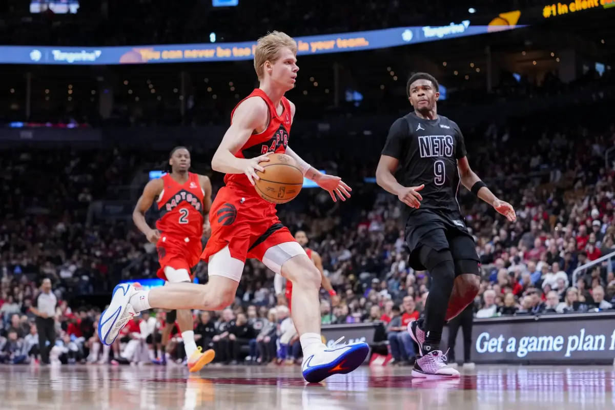 Raptors wing Gradey Dick could be moved depending on the Toronto Raptors' offseason priorities.
