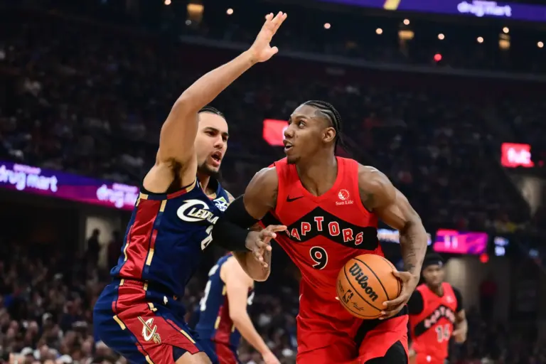 The Raptors' playoff risers against Cleveland included Scottie Barnes, RJ Barrett and Collin Murray-Boyles, whose numbers improved significantly.