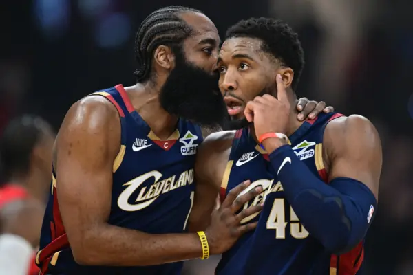 Cleveland Cavaliers Stars Donovan Mitchell And James Harden Commit To Future Despite Humiliating Knicks Sweep