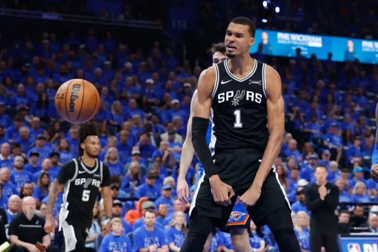 Spurs star Victor Wembanyama was remarkable in his Western Conference Finals debut, recording numbers not seen in half a century.