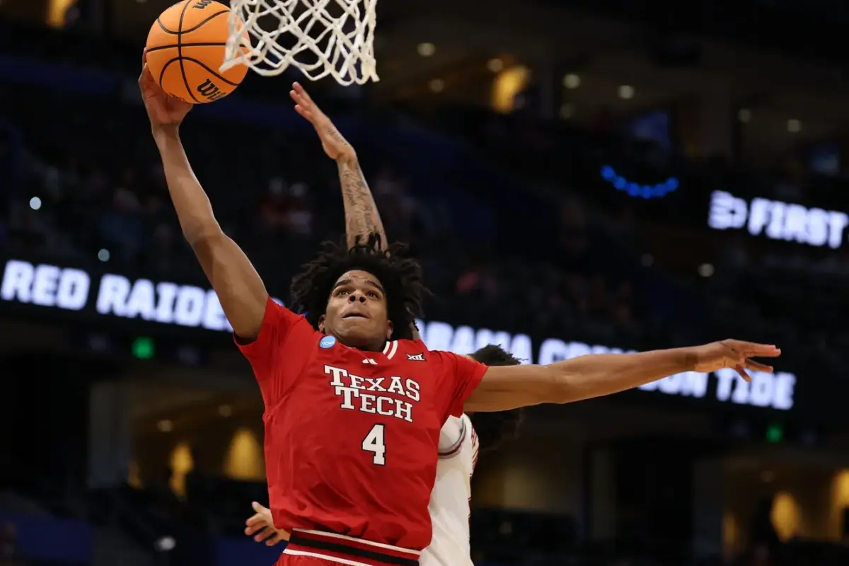 Texas Tech guard Christian Anderson is gaining attention ahead of the NBA Draft. Could he solve the Toronto Raptors' need for shooting?