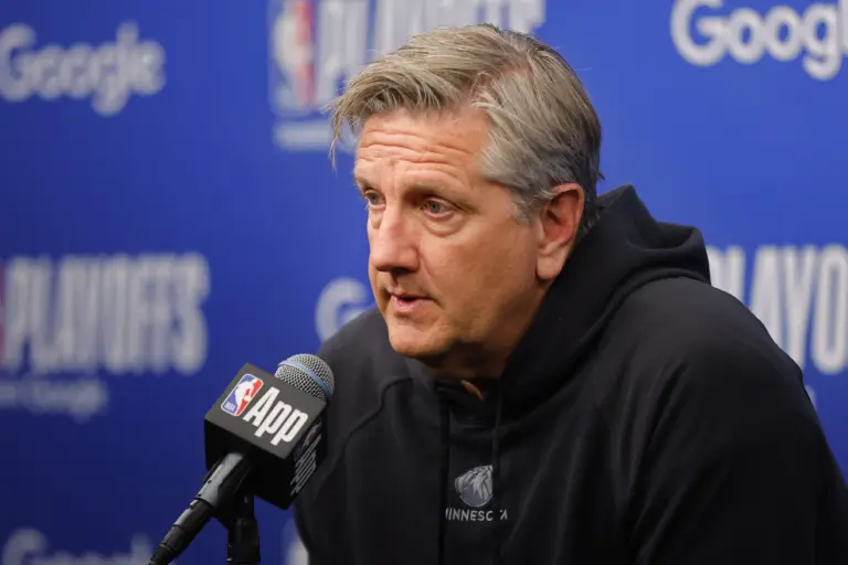 Chris Finch explained why Jaden McDaniels enjoyed a career-best offensive season and why the Timberwolves believe even more growth is coming.