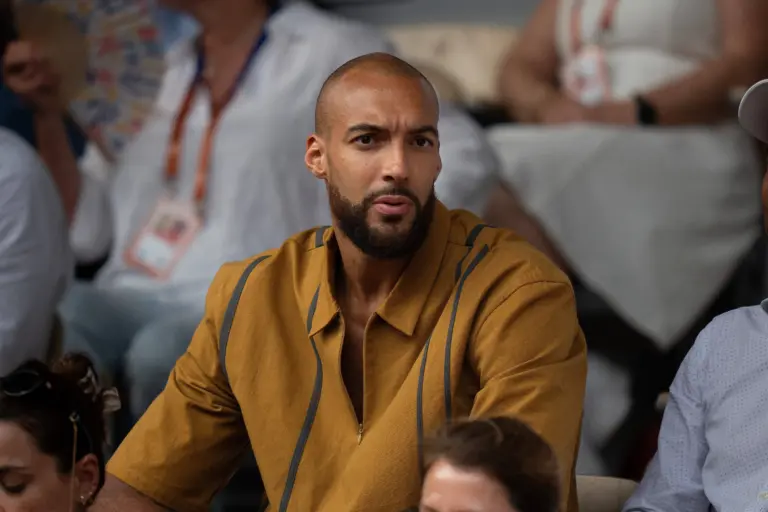 Rudy Gobert at French Open