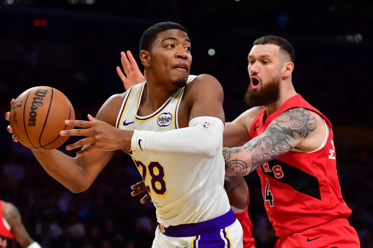 Amid a barrage of new additions around Luka Doncic and Austin Reaves, the Lakers free agency moves included a new backup five in Sandro Mamukelashvili.