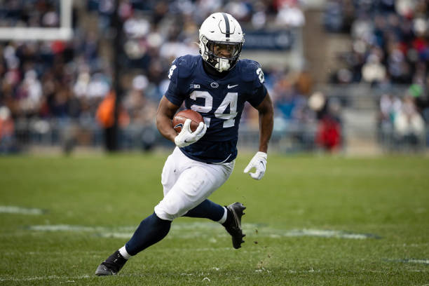 The 2022 Penn State running backs look to be much improved in the upcoming season. It all starts with Spring practice.