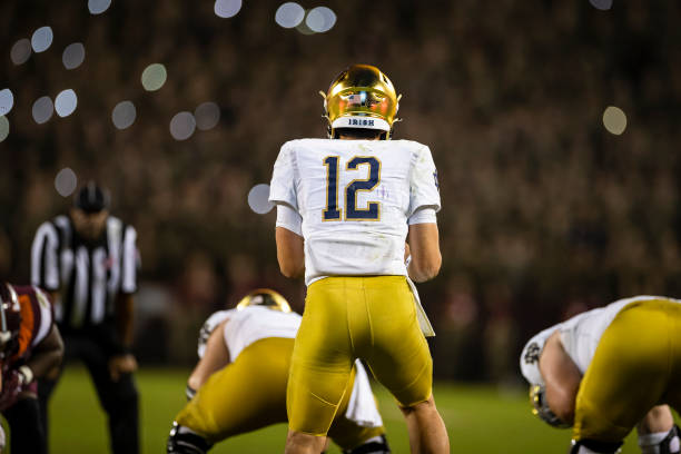 The Notre Dame quarterback room has a heated battle on its hands. Can either Tyler Buchner or Drew Pyne separate themselves down the stretch?