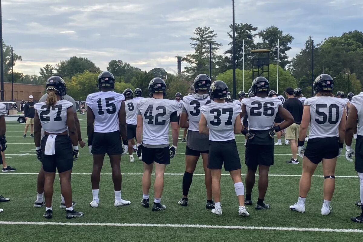 Wake Forest Fall camp
