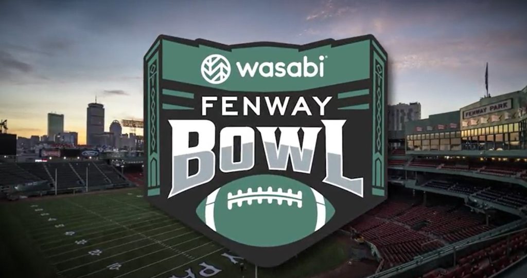 NFL Flag Fenway Bowl Wasabi Fenway Bowl 2022