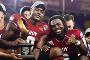 Troy wins the 2022 Cure Bowl by defeating the UTSA Roadrunners 18-12. The win gives the Trojans first 12-win season as an FBS program.