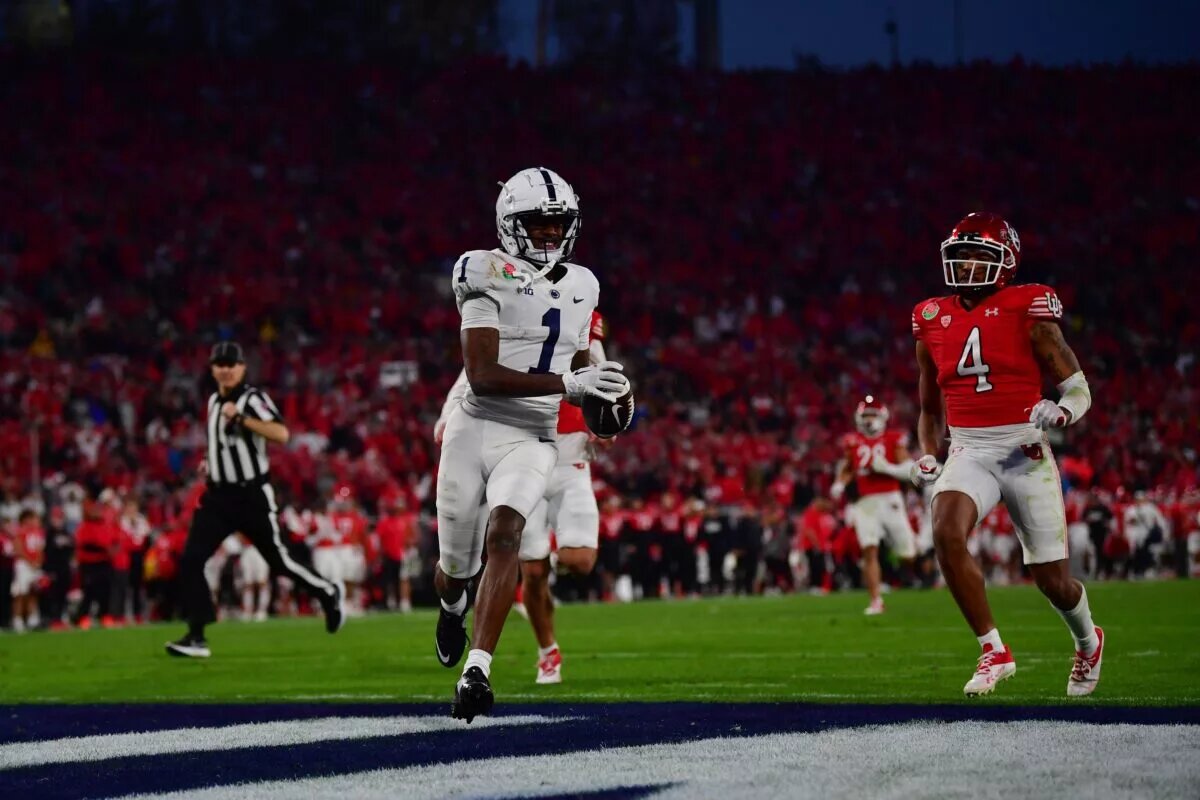 The Penn State wide receivers will have several options for the top three or four spots heading into the 2023 season.