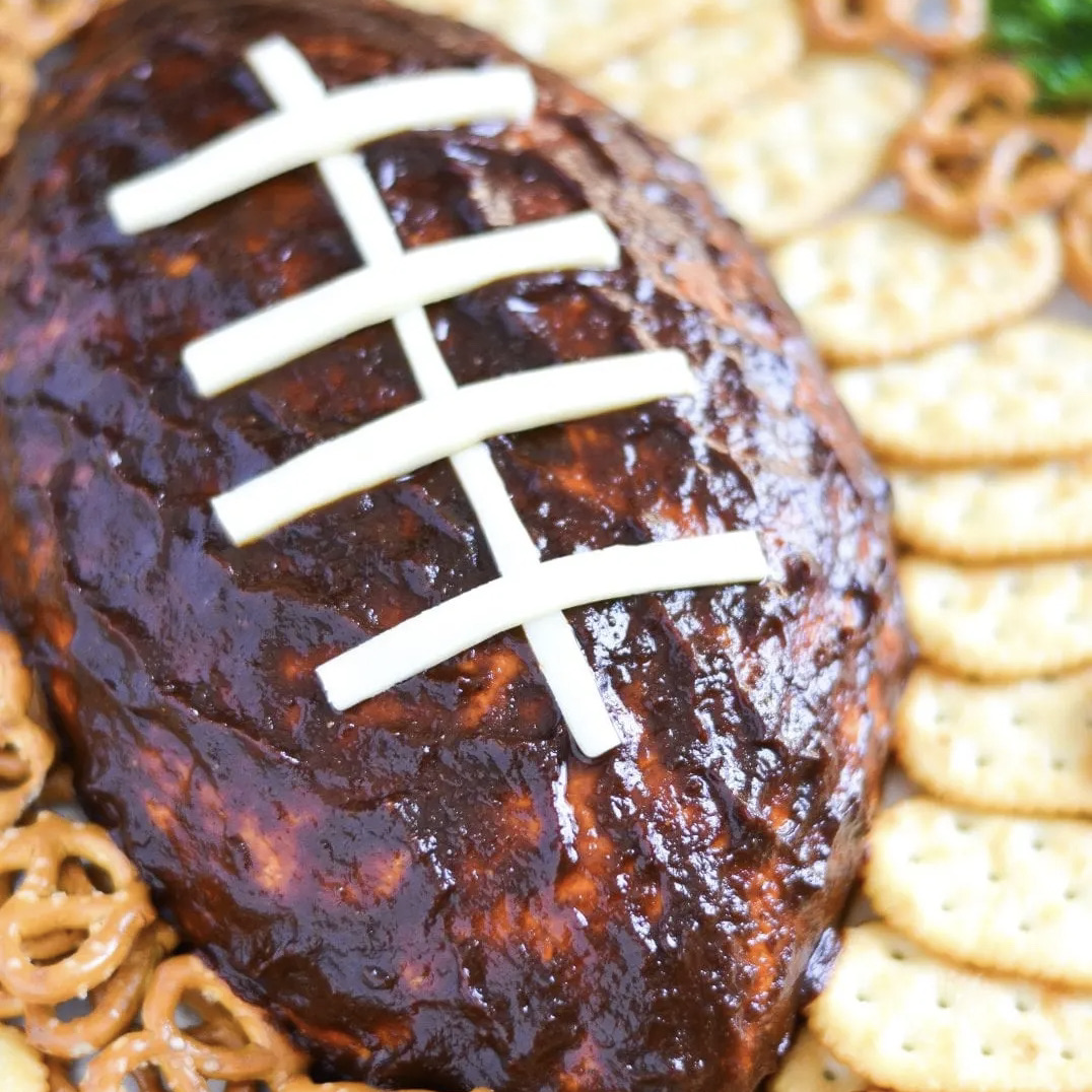 Tasty Tailgate Treats Football, Cheese Balls, and Meat Balls