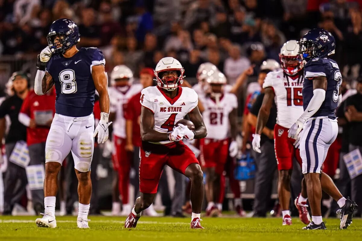 NC State vs Notre Dame kicks off at noon on Saturday. This is a big matchup for both teams, as the Wolfpack look to upset a top-10 blue blood.
