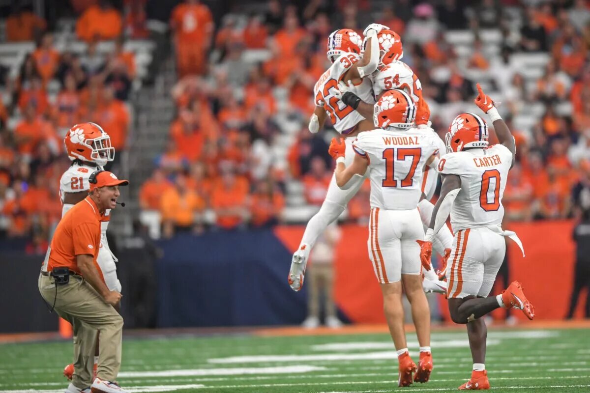 Clemson got its first ACC win in 2023 against Syracuse 31-14. The Tigers showed improvement this week which should be highlighted.
