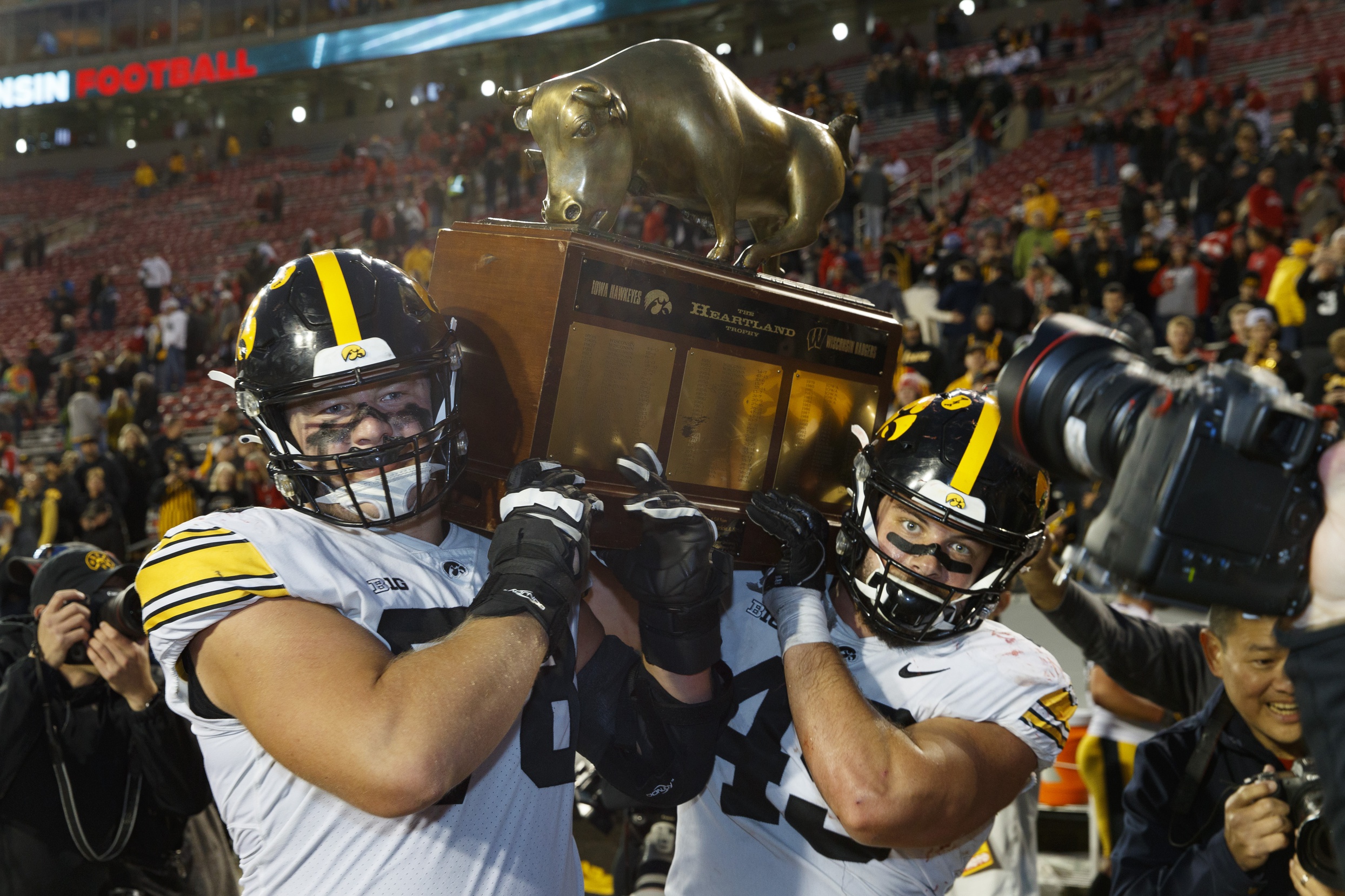 Iowa now has the keys to the driver's seat in the Big Ten West after a big 15-6 victory over Wisconsin on the road.
