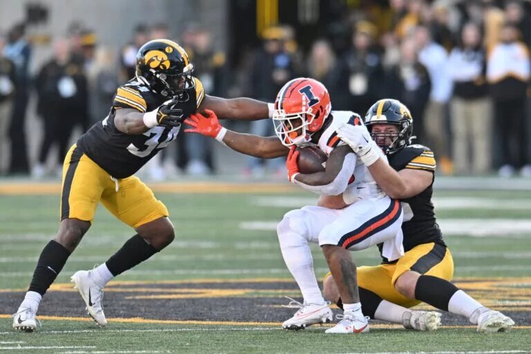 Iowa's effort to reclaim the Heroes Trophy from Nebraska and reach 10 regular season wins for the second time in three years.