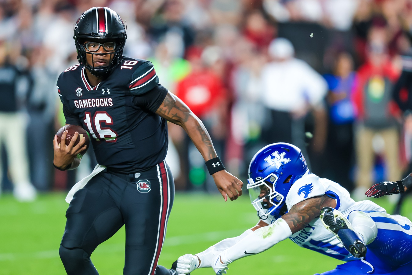 LaNorris Sellers was named the starting quarterback for the Gamecocks and there are many reasons to get excited about him in 2024.