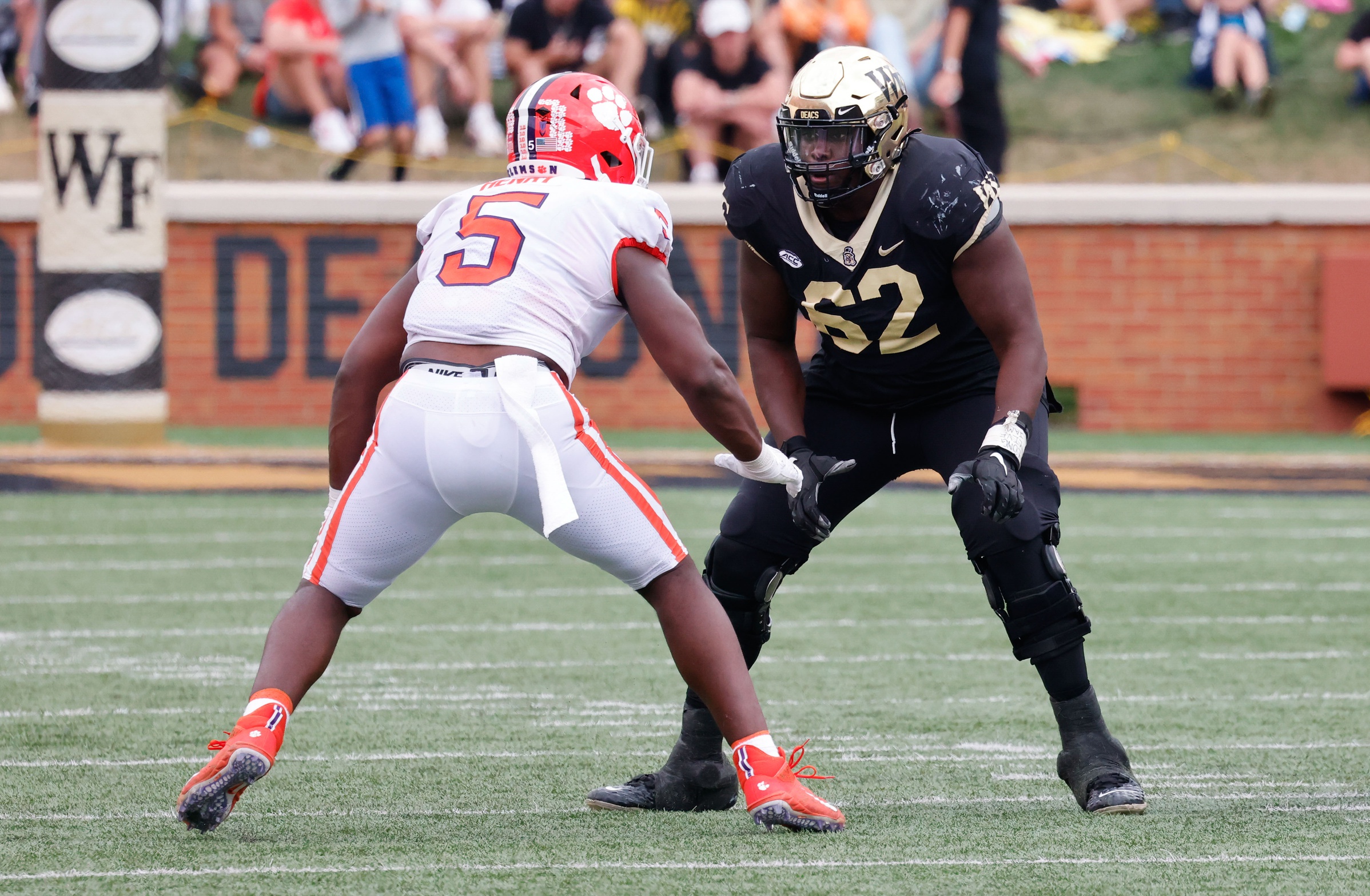 Wake's Offensive Line Pushes Forward