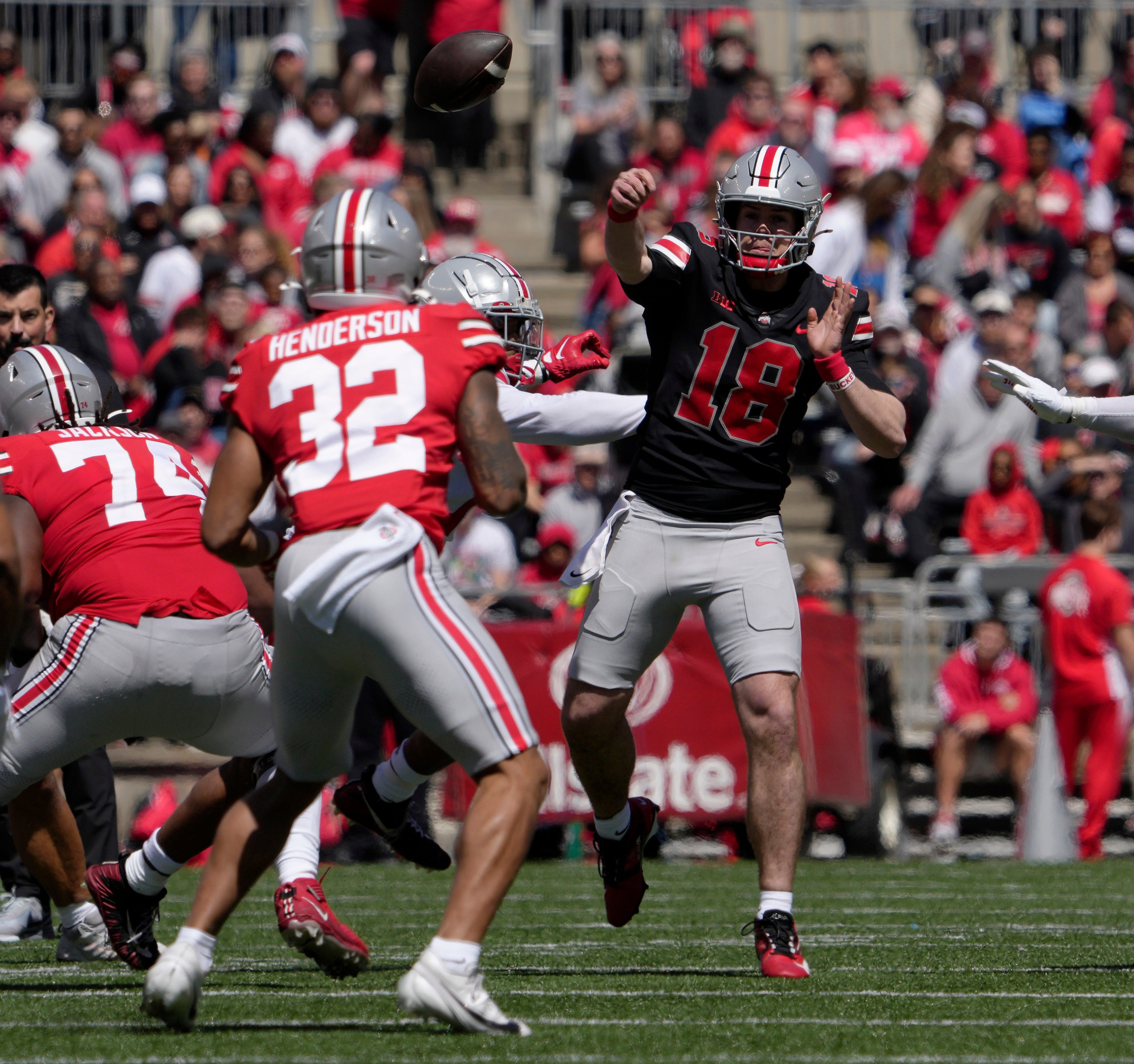 The 2024 Ohio State quarterback battle was not settled in this year's Spring Game as each player had ups and downs.