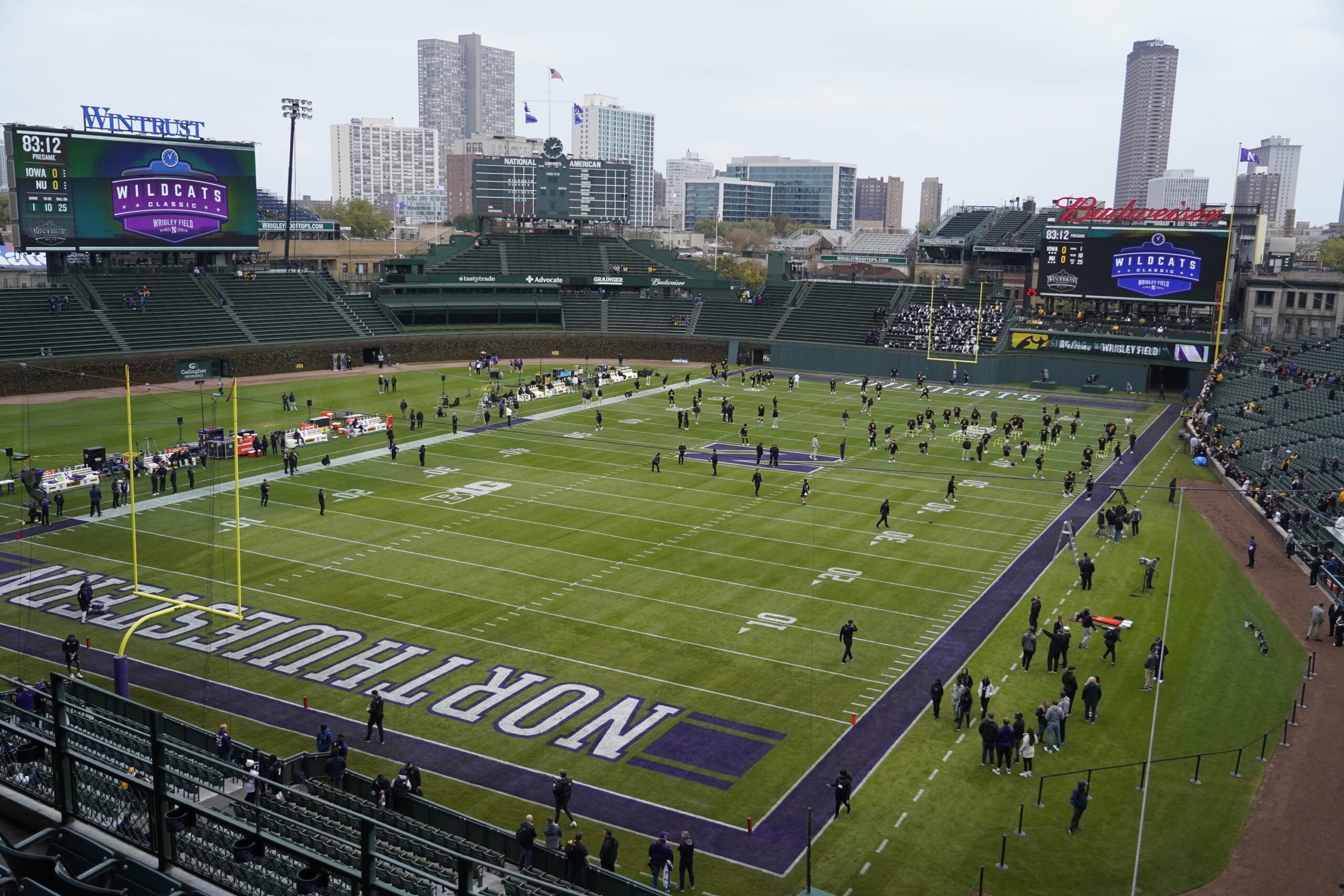 Temporarily Homeless Northwestern Announces Two Games at Wrigley