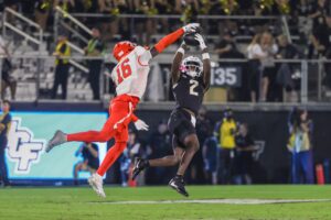 UCF plays its first conference game of the season in game number three as the Knights travel to Fort Worth to play the TCU Horned Frogs.