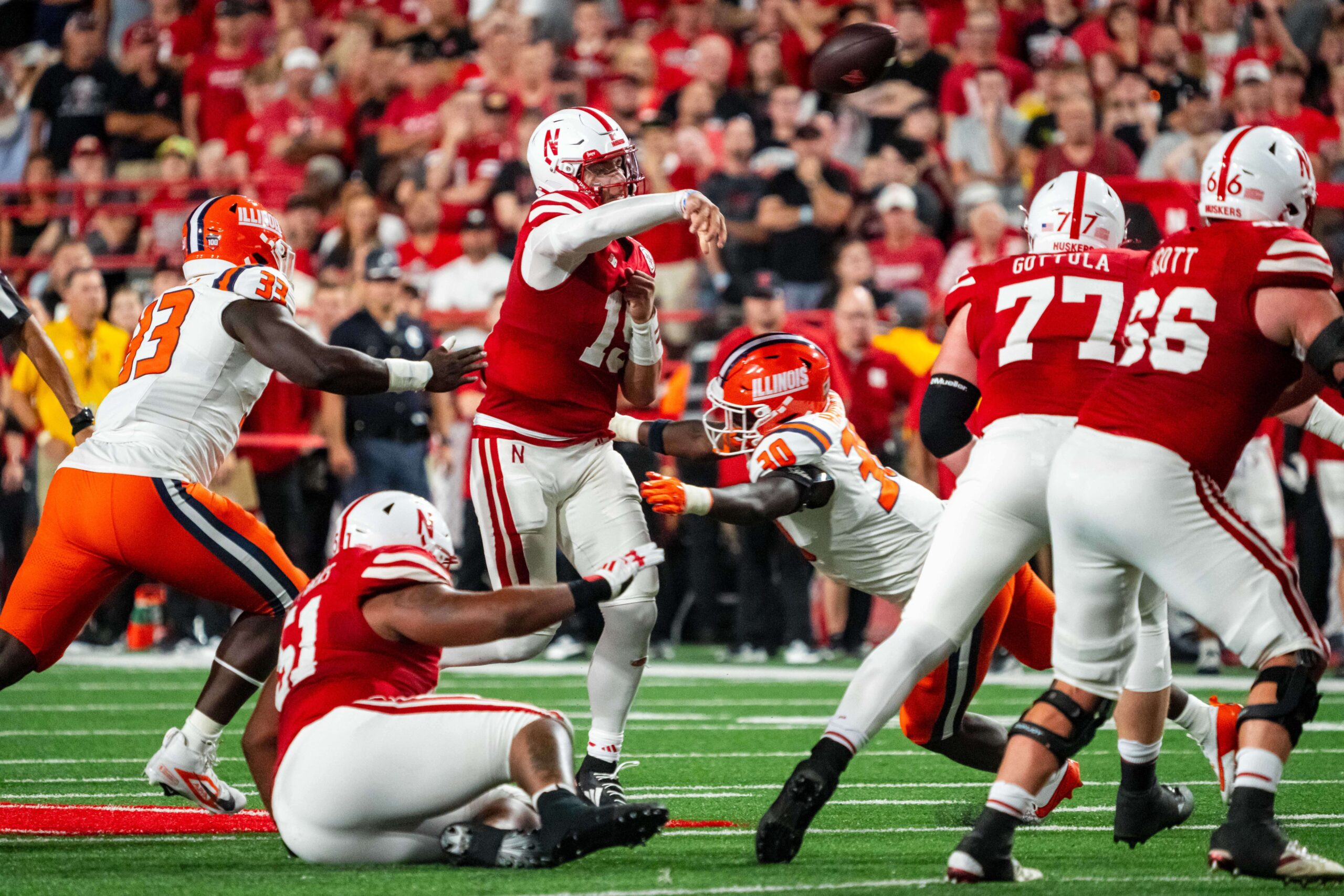 Nebraska loss to Illinois