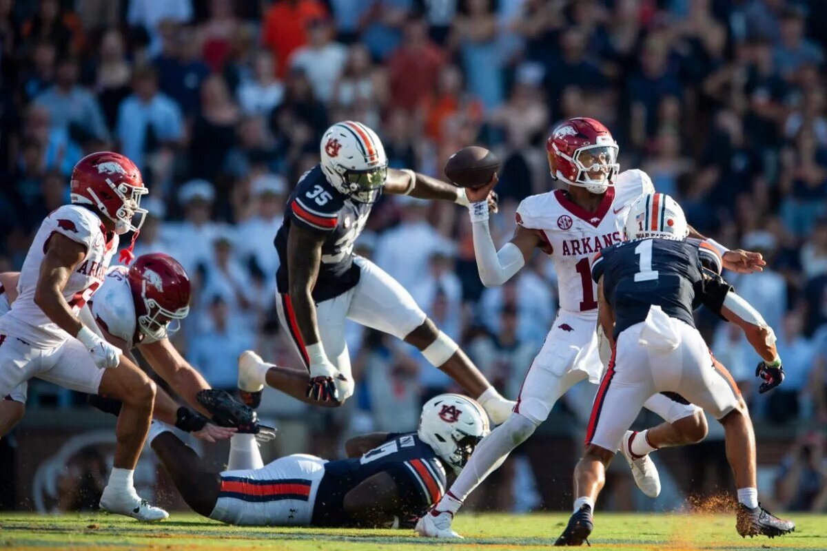 Auburn Arkansas 24-14