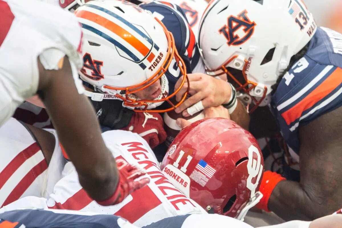 pick-six cost Auburn against Oklahoma