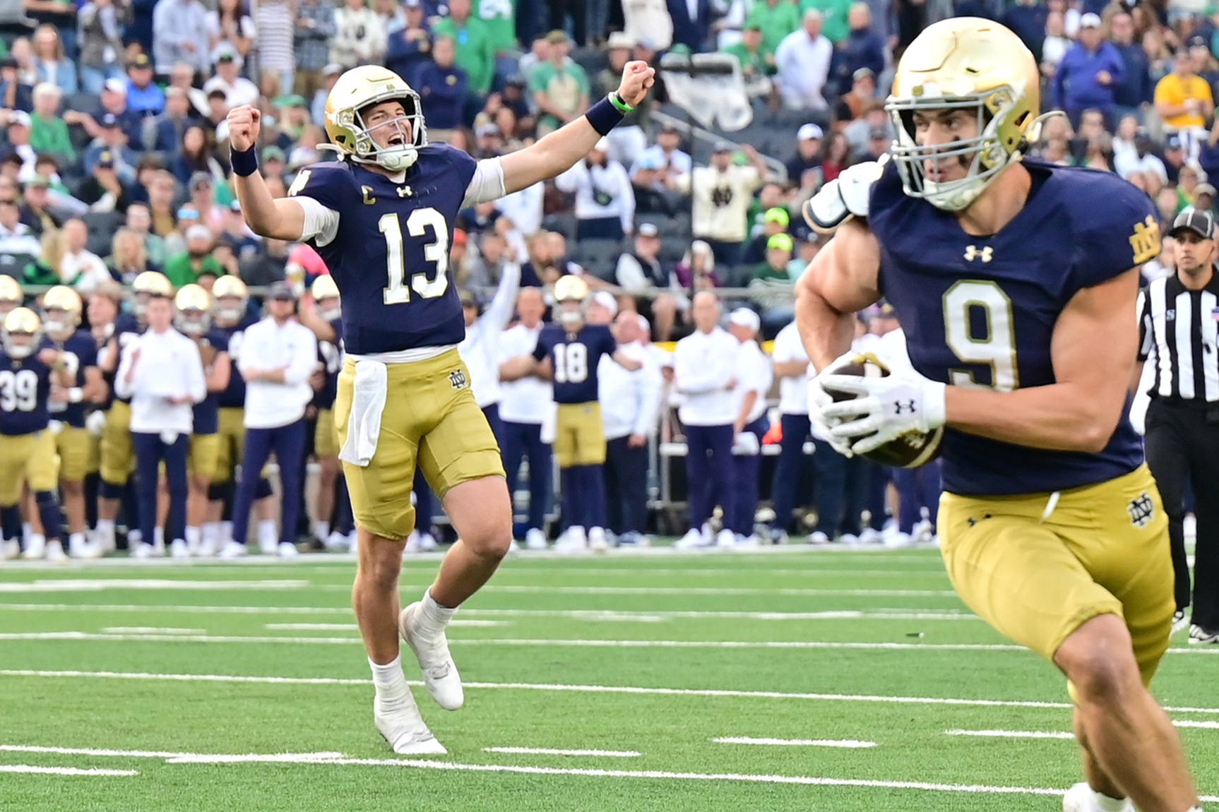 No. 12 Notre Dame (5-1) visits Mercedes-Benz Stadium in Atlanta for the first time on Saturday to take on high-flying Georgia Tech (5-2).