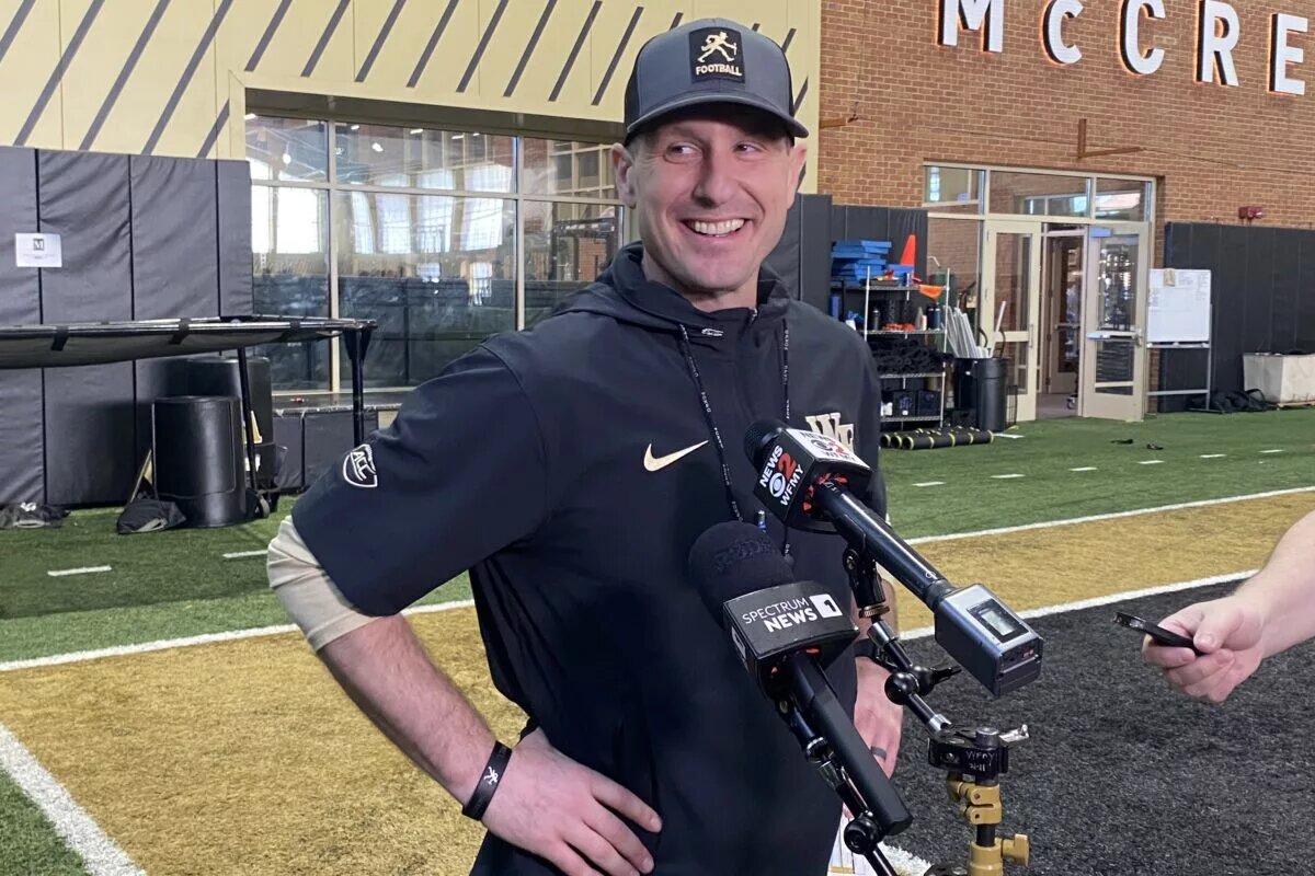 Wake Forest Opens Spring Camp