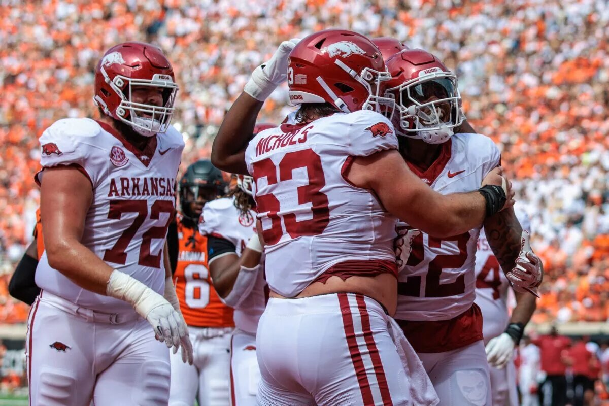 Arkansas Need Strong Offensive Line