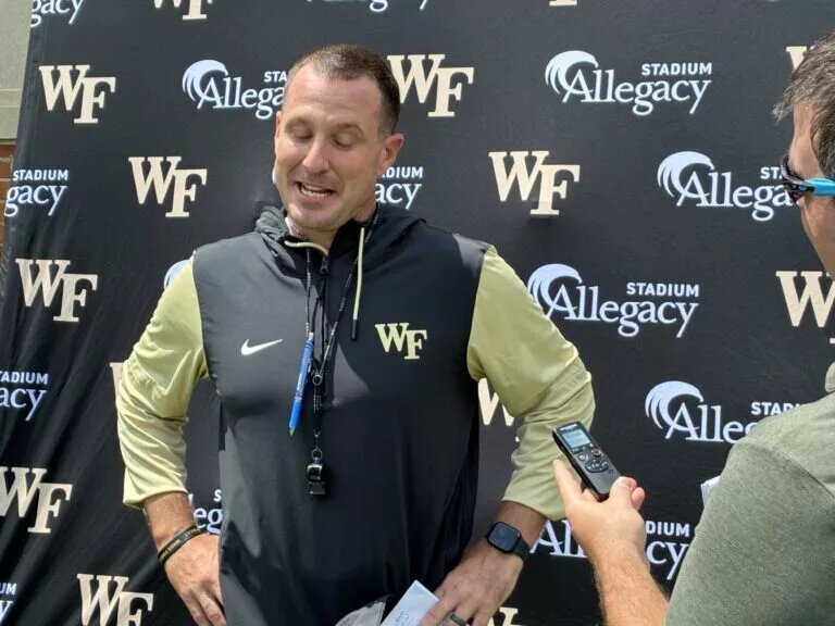 Wake's First Fall Scrimmage