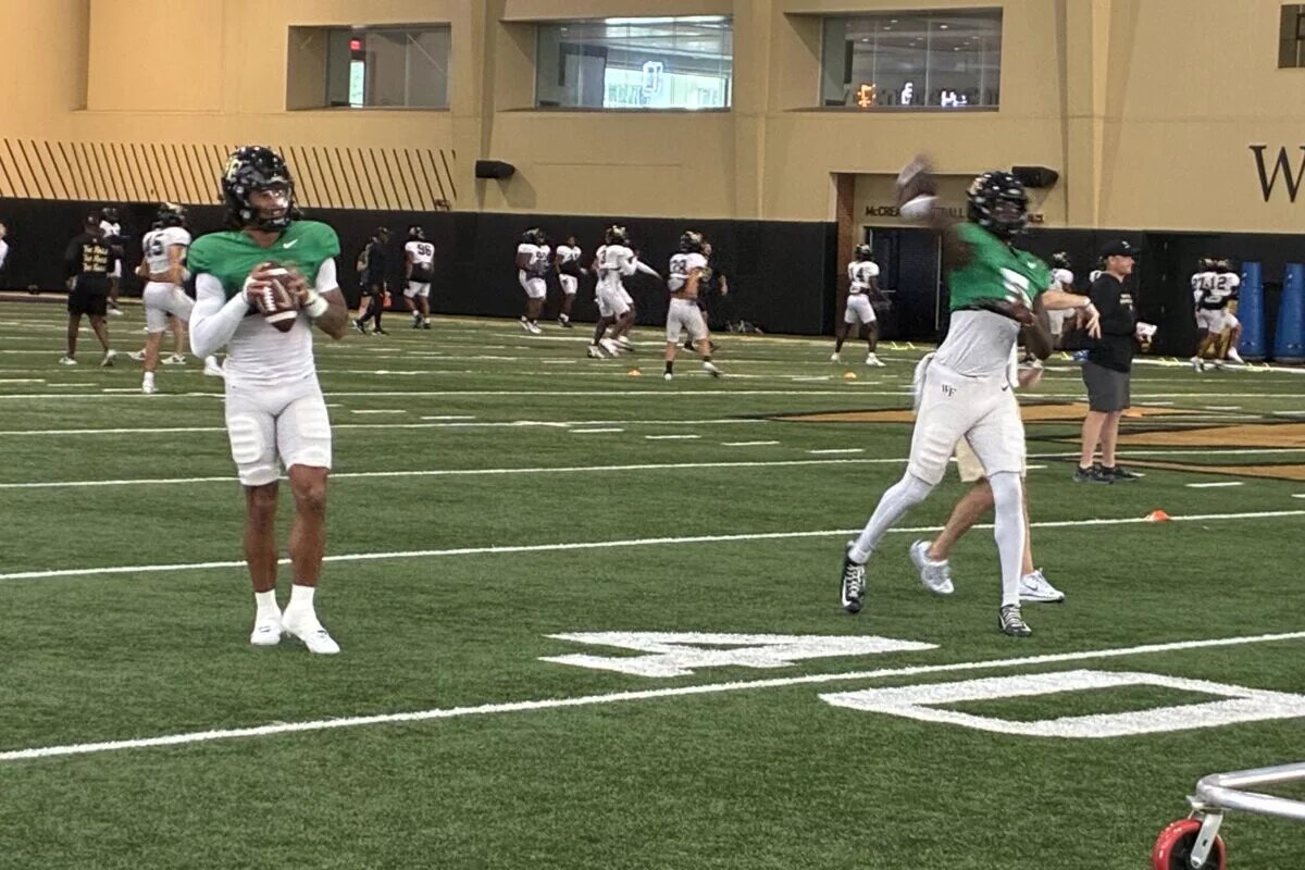 Wake Forest Choosing a Starting Quarterback