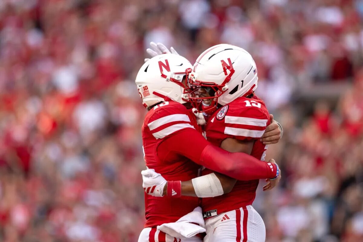 Nebraska against Northwestern