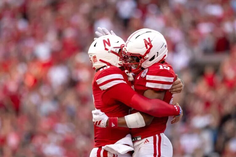 Nebraska against Northwestern