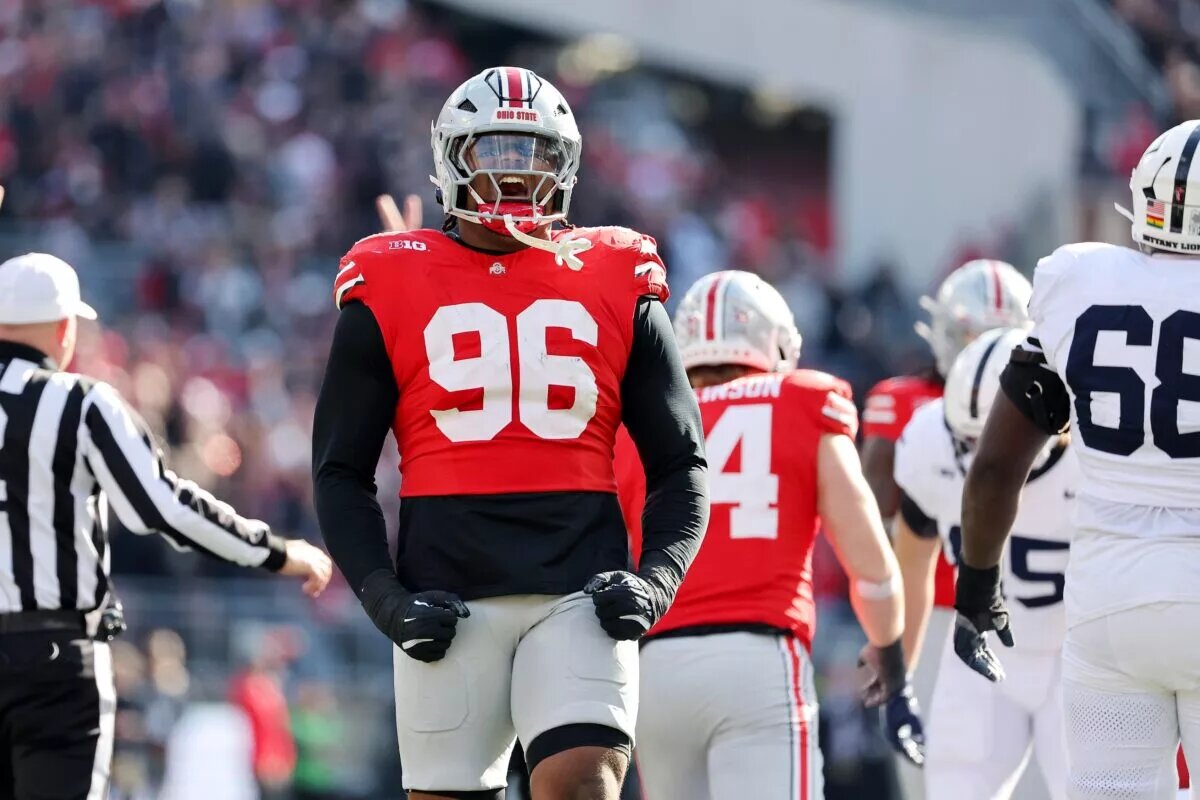 Ohio State defensive lineman Eddrick Houston