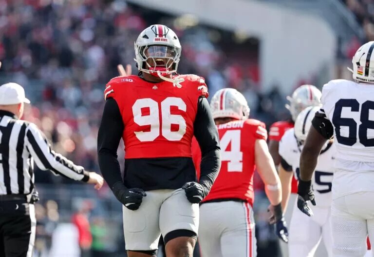 Ohio State defensive lineman Eddrick Houston