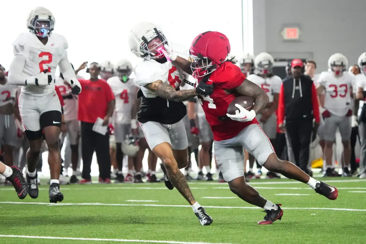 Ohio State cornerback Devin Sanchez