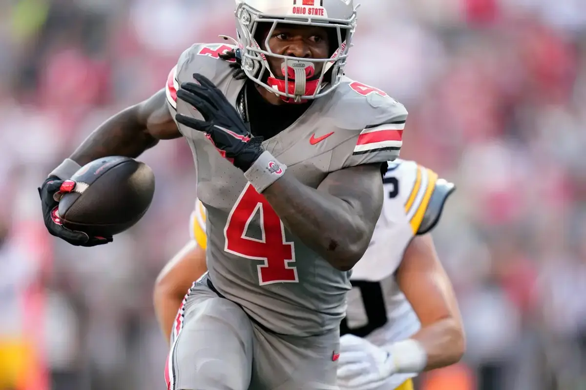 Jeremiah Smith in an Ohio State alternate jersey