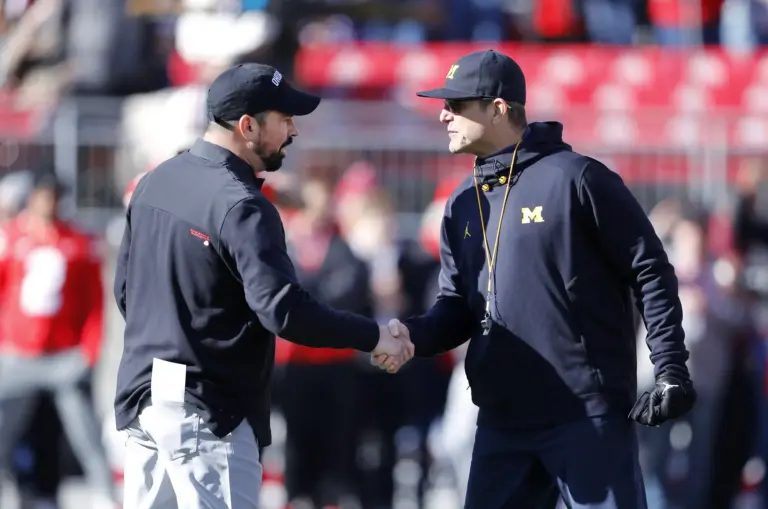 Ohio State football ryan day jim harbaugh