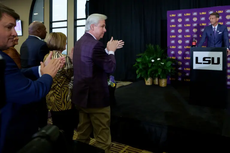 LSU bucks Greg Sankey