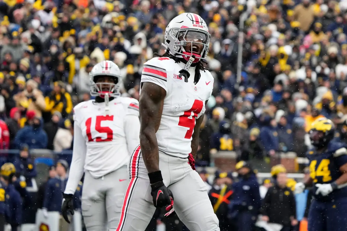 ohio state single-season receiving Jeremiah Smith