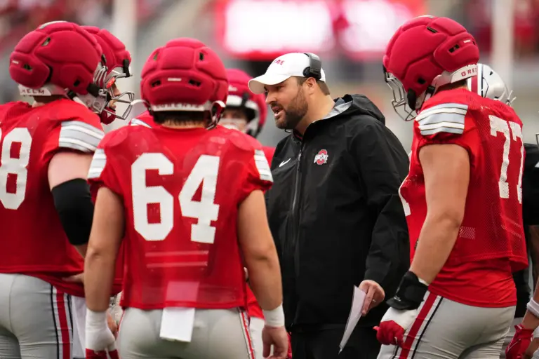 ohio state fall camp offensive line